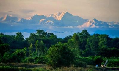 পঞ্চগড় থেকে আবারও দেখা যাচ্ছে কাঞ্চনজঙ্ঘা
